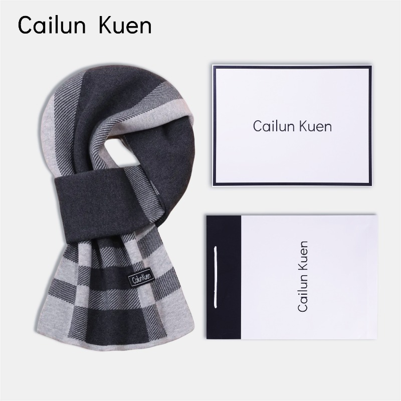 Muffler Men Wool - جديد الرجال تنوعا الصوف مزيج وشاح