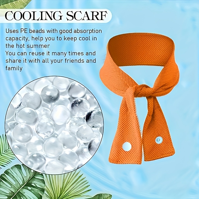 Silk Neck Scarf - وشاح تبريد للرقبة من الحرير الثلجي،