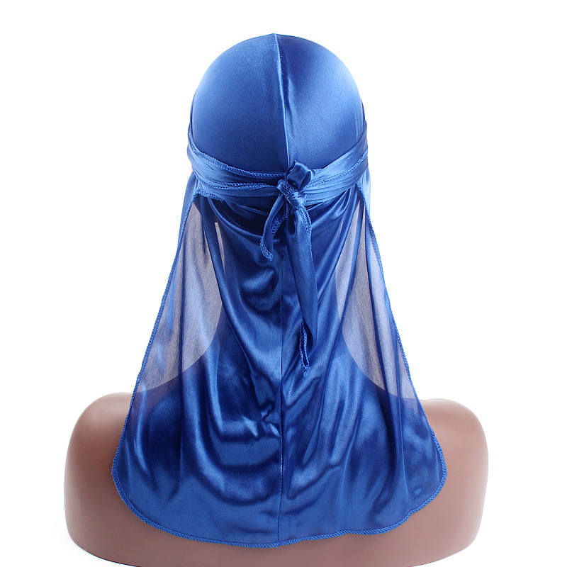 Bandana Doo Rag - دوراغ ساتان للرجال والنساء، وشاح رأس،