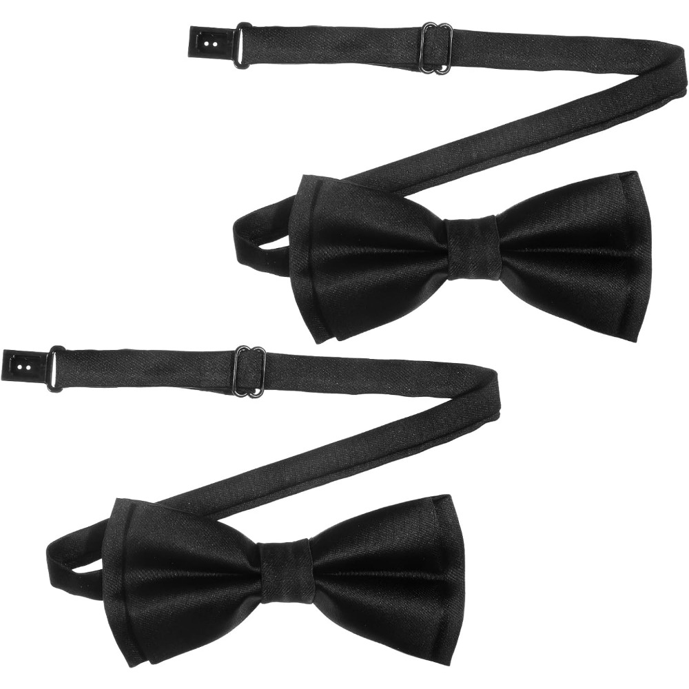 Bow Tie Pre Tied - ربطات عنق رجالية، مجموعة من قطعتين