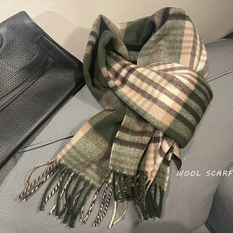 Muffler Men Wool - عالية الجودة 100% وشاح من الصوف