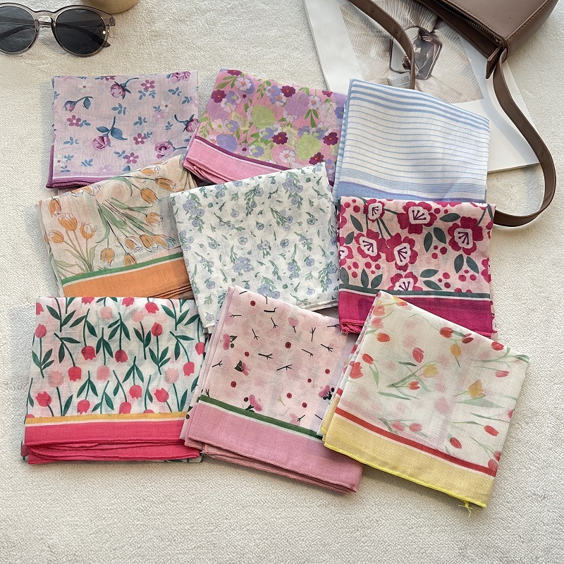 Bandana Cotton - وشاح مربع جديد بتصميم باندانا من