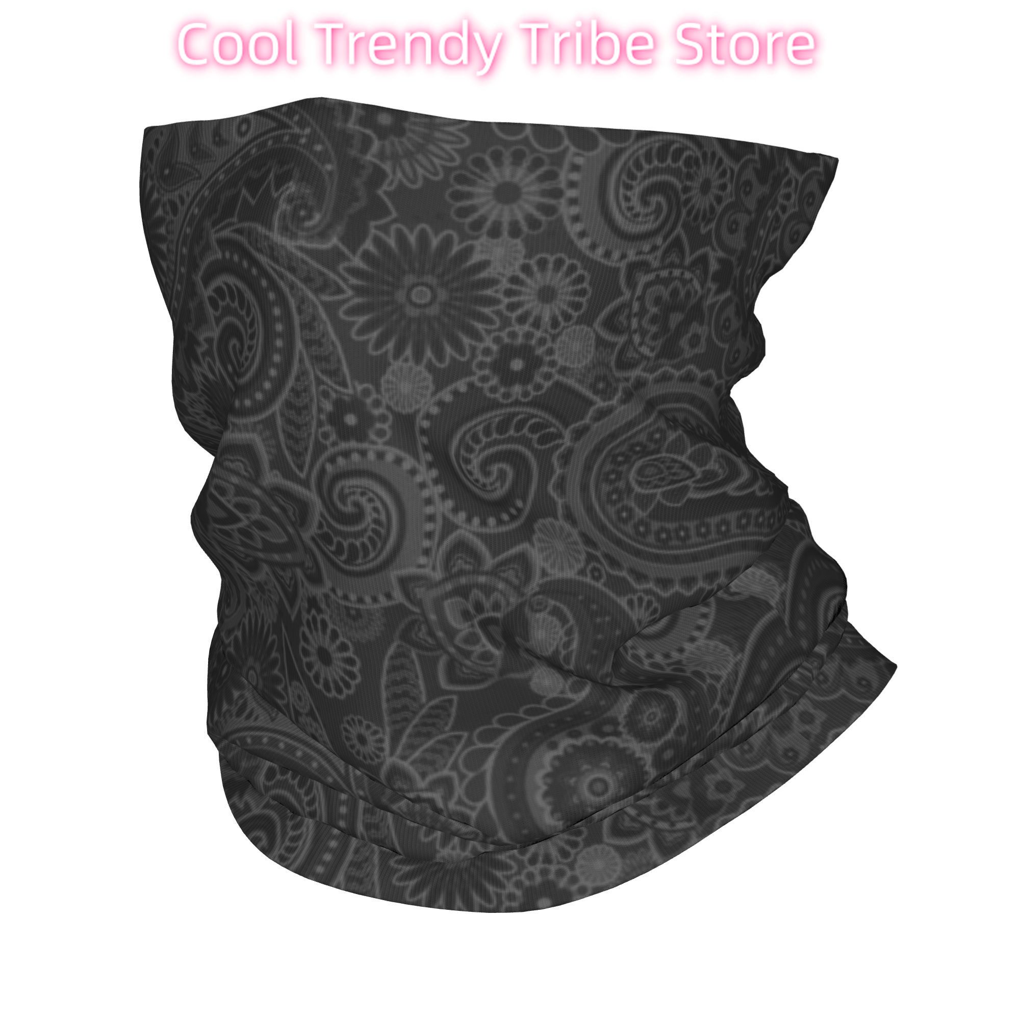 Neck Warmer Tube - مخصص بيزلي شيكانو باندانا الشتاء عقال