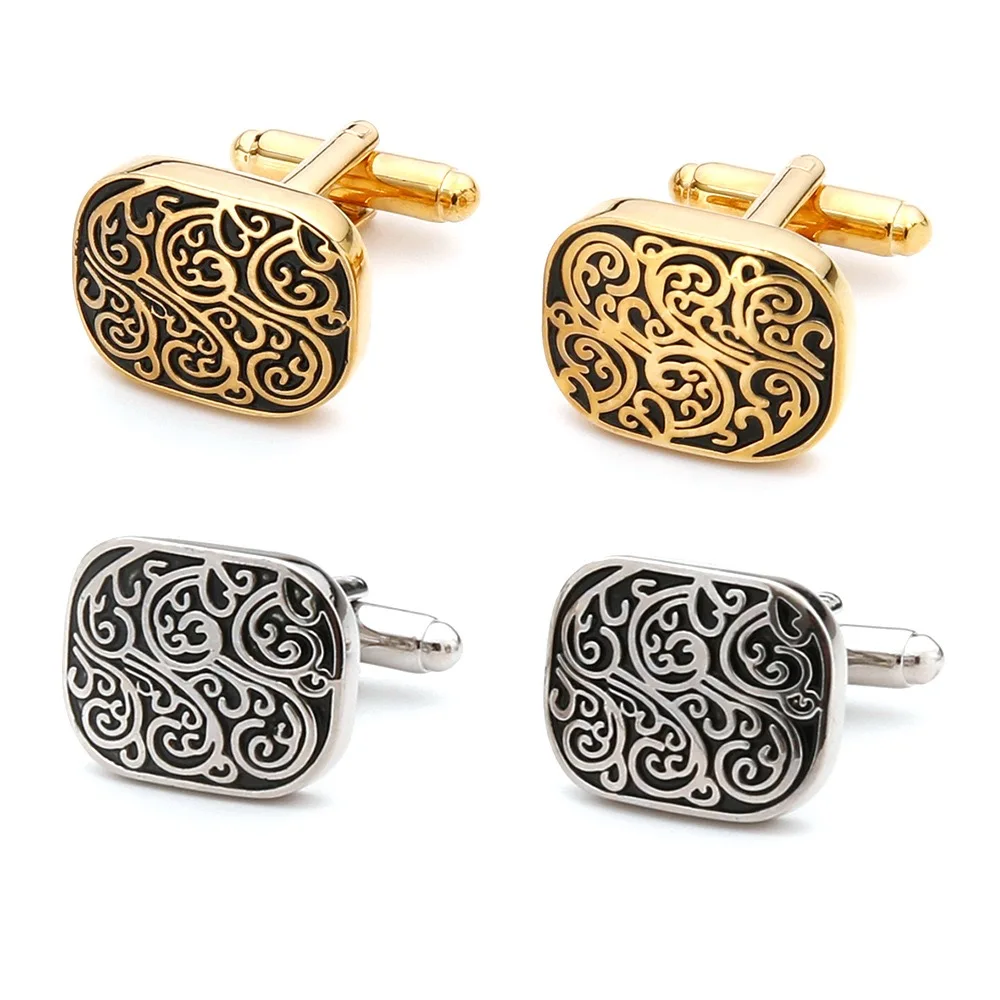 Tie Clip Silver - عالية الجودة الذهب أزرار أكمام خمر