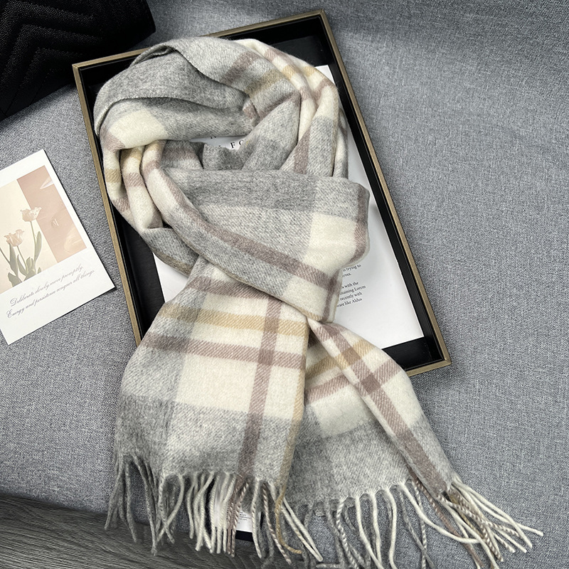Muffler Men Wool - عالية الجودة 100% وشاح من الصوف