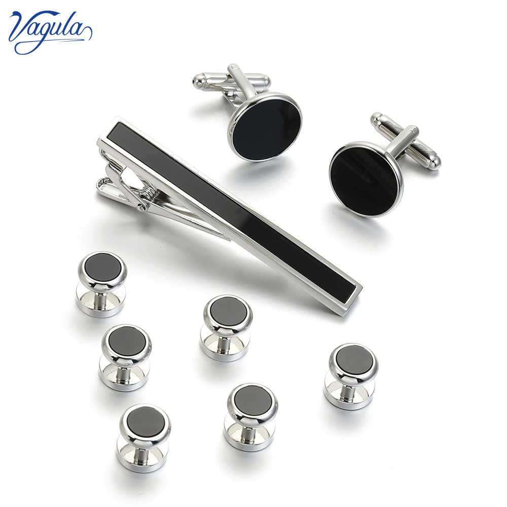 Tie Bar Set Gift - VAGULA 9 قطعة التعادل بار الكفة