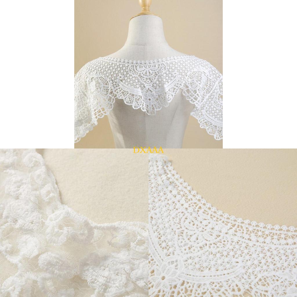 Stole Wedding Shawl - DXAA النساء التطريز الأزهار الدانتيل شال