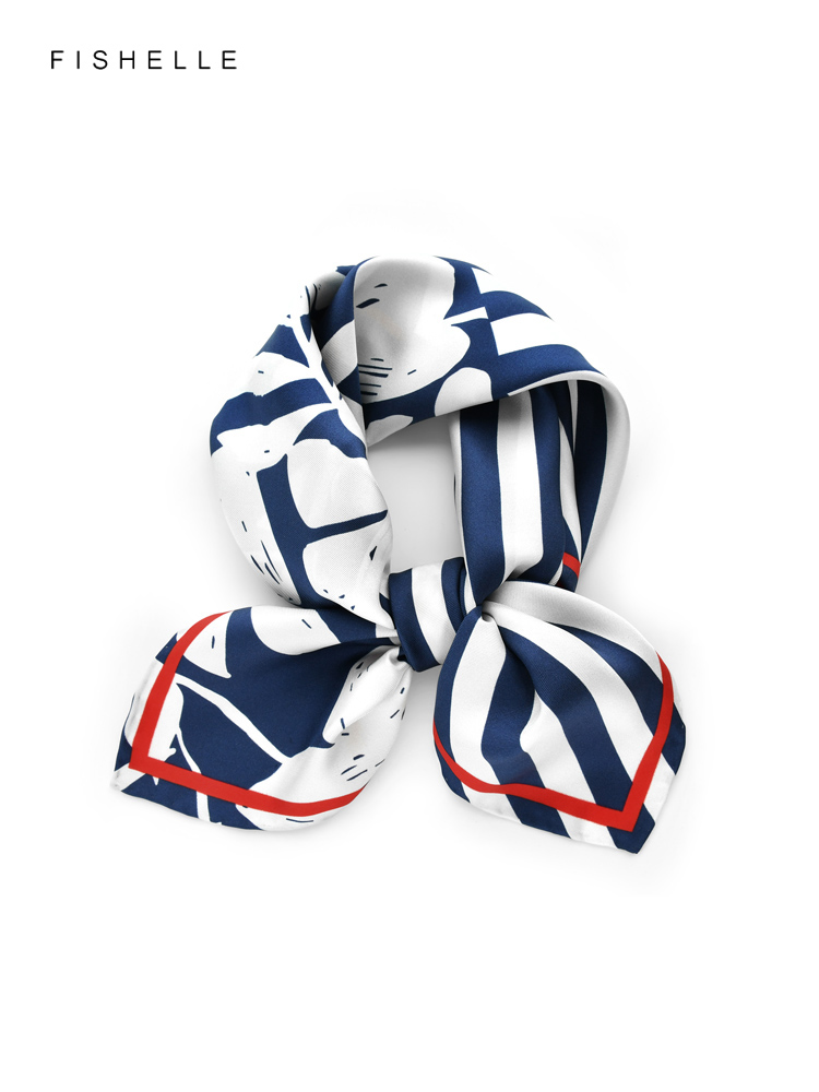 الأزرق الأبيض مخطط زهرة المطبو - مراجعة Silk Tie Striped وسعره