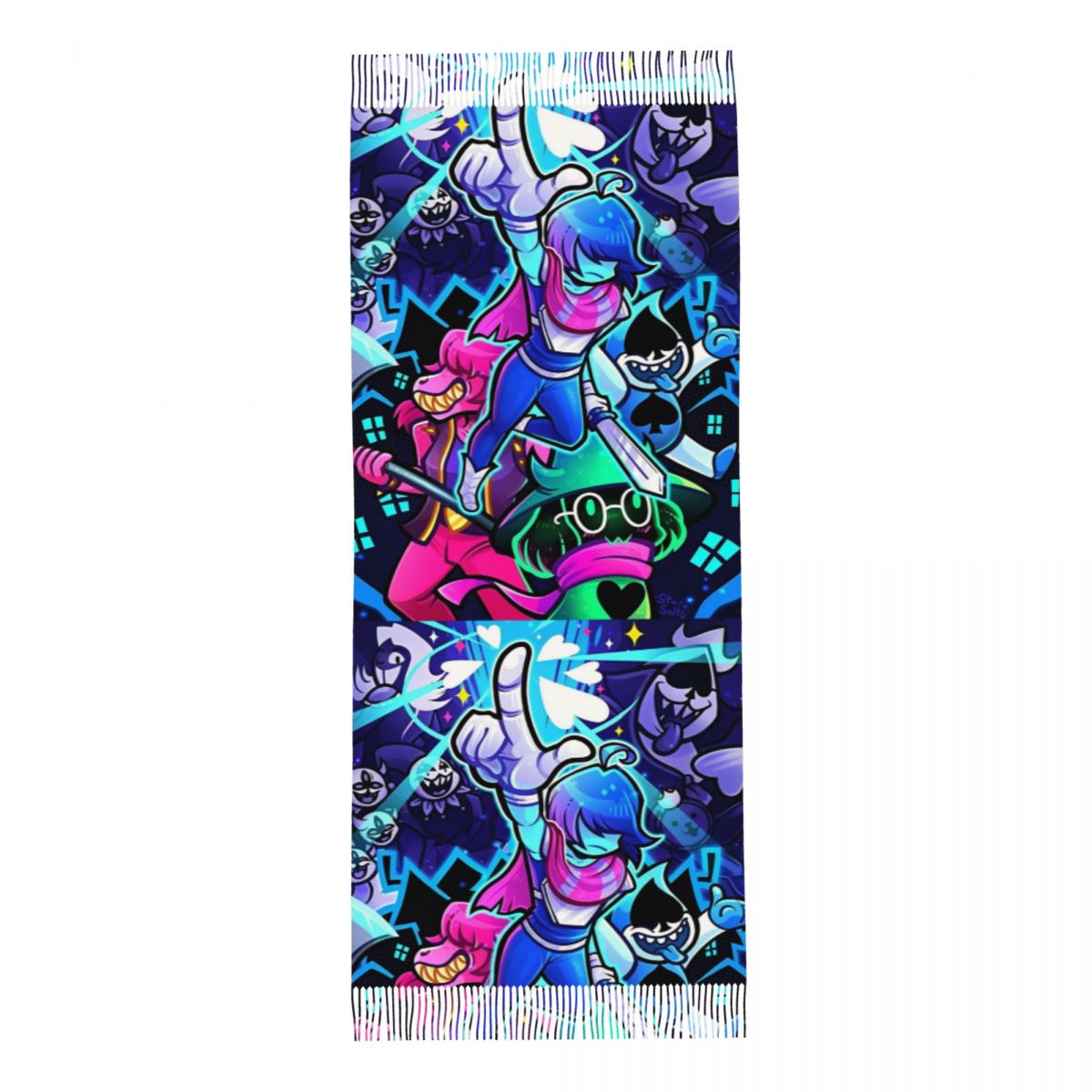 شال Deltarunes يلتف المرأة الش - مراجعة Pashmina Wrap Large وسعره