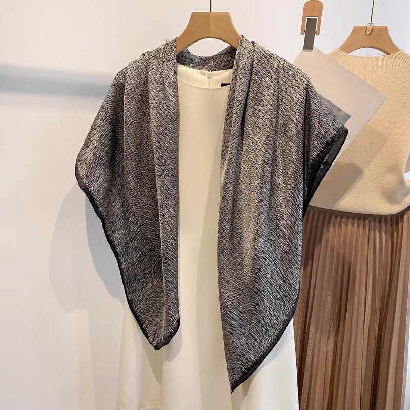وشاح حرير طبيعي كبير الحجم 110 - مراجعة Pashmina Wrap Large وسعره