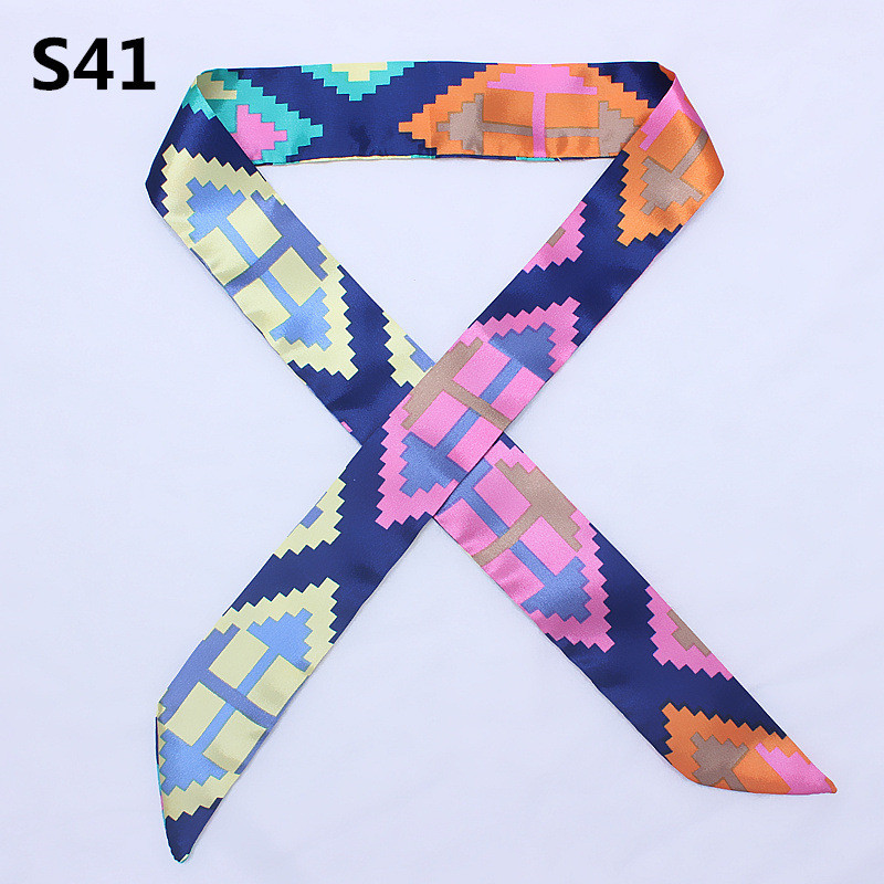 47 ألوان ماركة باندانا حقيبة ا - مراجعة Silk Neck Scarf وسعره