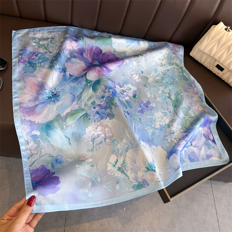 2026 جديد الأزهار طباعة الحرير - مراجعة Silk Neck Scarf وسعره