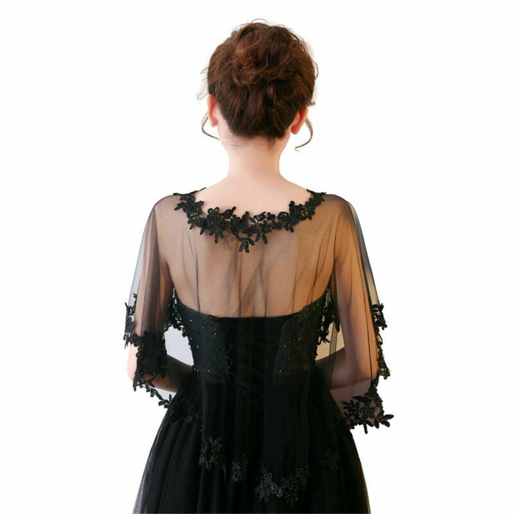 أزياء من الدانتل قصيرة الأكمام - مراجعة Stole Wedding Shawl وسعره