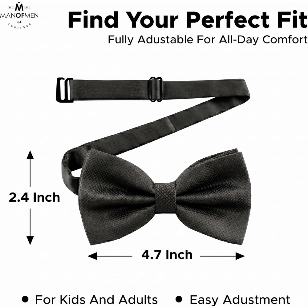 ربطة عنق جاهزة للرجال من البول - مراجعة Bow Tie Pre Tied وسعره