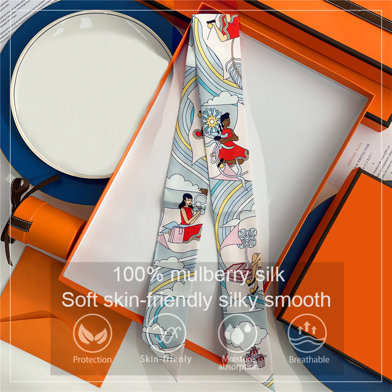النساء 100% التوت وشاح حريري ل - مراجعة Ascot Neck Scarf وسعره