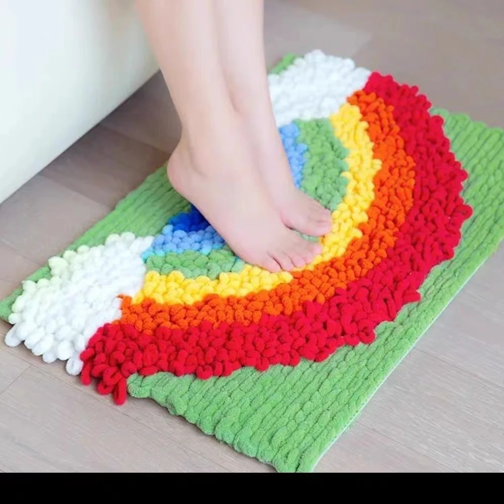 100 جرام/الكرة إصبع حلقة الغزل - مراجعة Woven Scarf Blanket وسعره