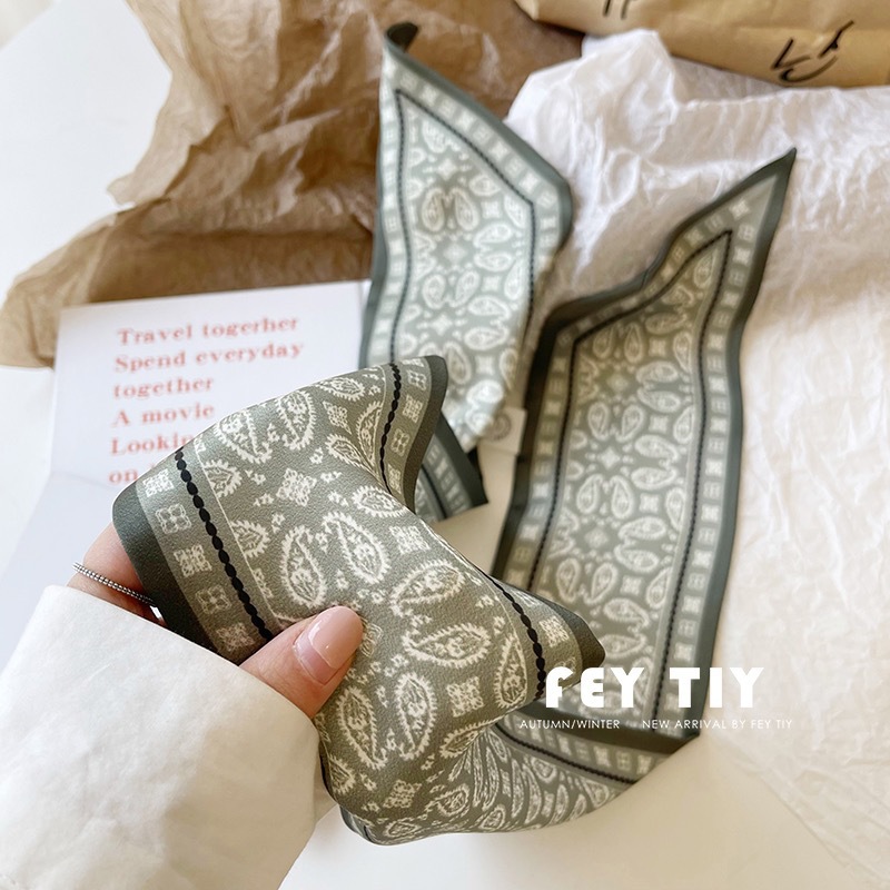 مجموعة سلسلة الحرير وشاح من ال - مراجعة Silk Neck Scarf وسعره