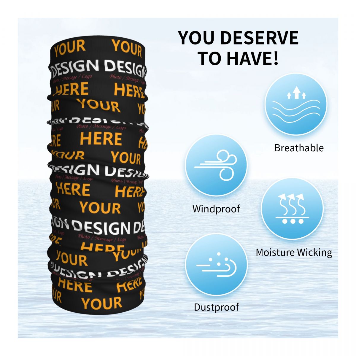 قم بتخصيص التصميم الخاص بك هنا - مراجعة Neck Warmer Tube وسعره