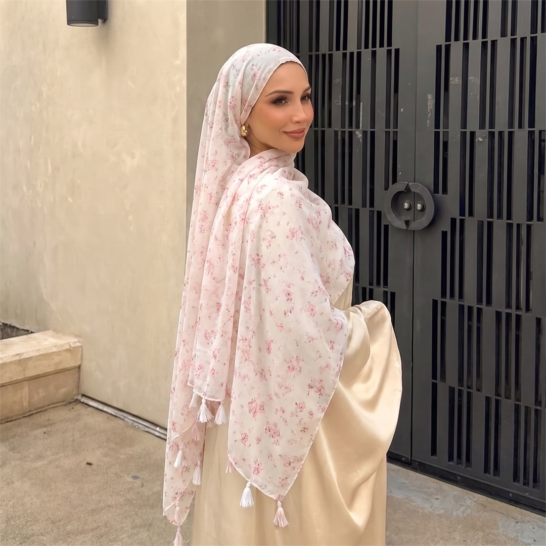 حجاب نسائي عصري بشراشيب، وشاح  - مراجعة Face Scarf Mask وسعره
