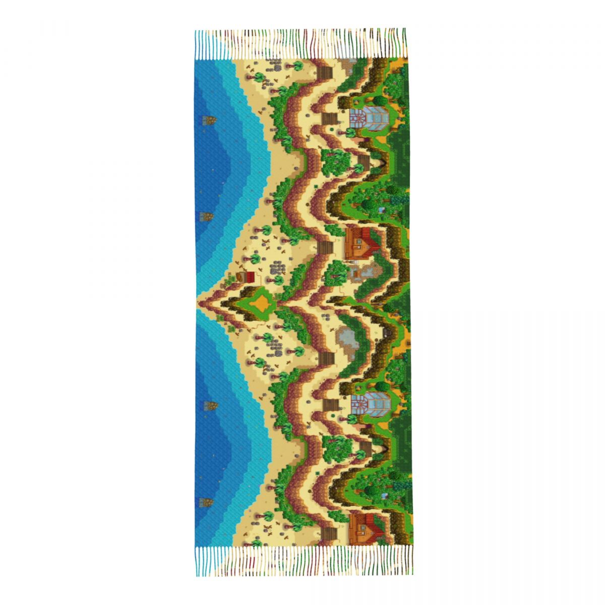 Stardew Valley Map وشاح للنساء - مراجعة Pashmina Wrap Large وسعره