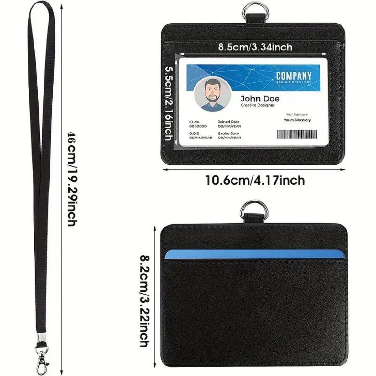 قطعة واحدة من حامل شارة الهوية - مراجعة Lanyard Badge Holder وسعره
