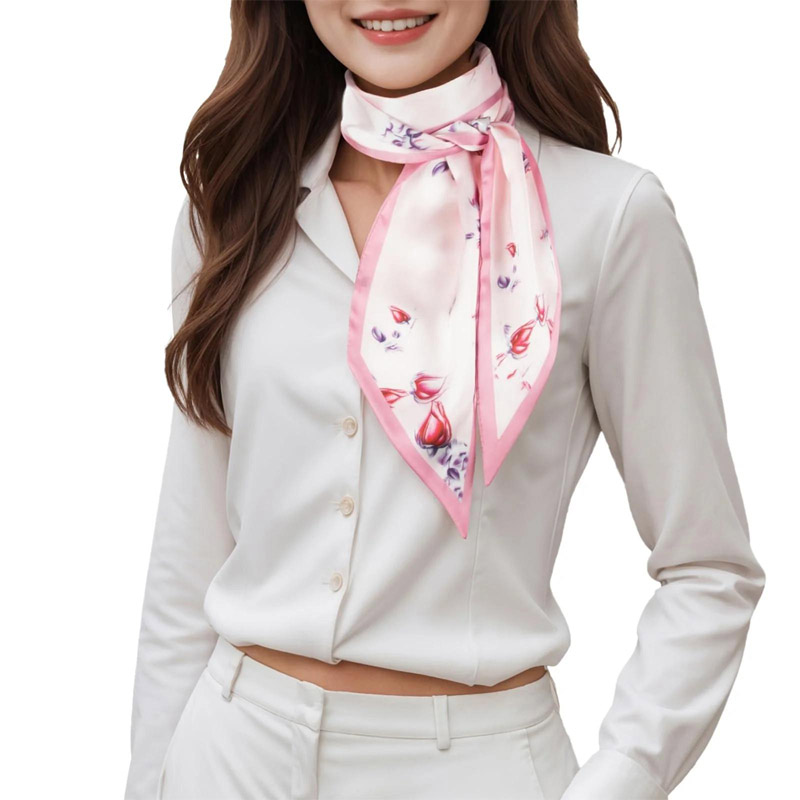 موضة المشارب فيونكة شعر وشاح ا - مراجعة Silk Tie Striped وسعره