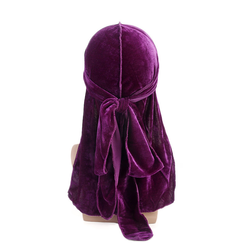 جديد الفاخرة الرجال المخملية D - مراجعة Bandana Doo Rag وسعره