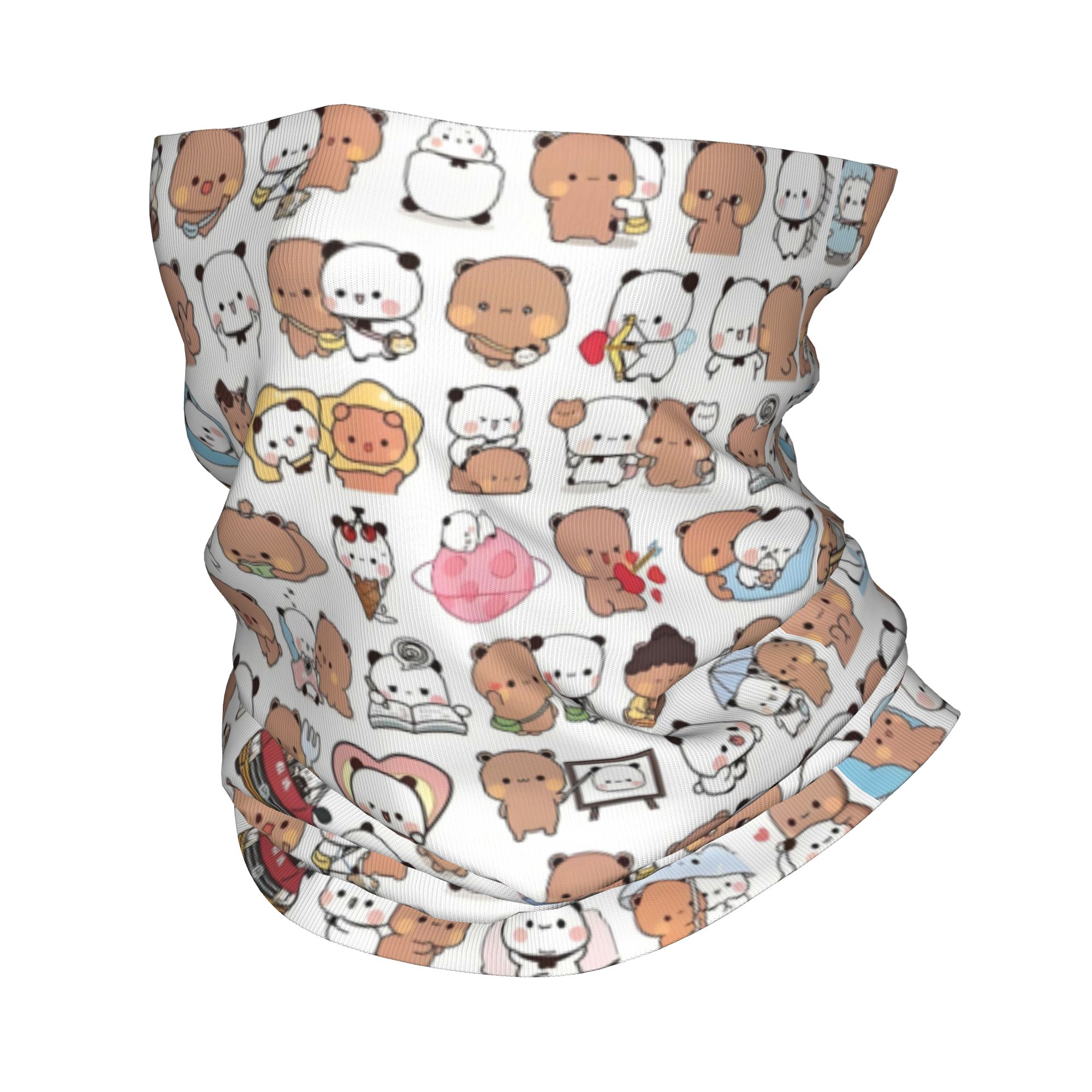 مخصص الدب الكرتون الخوخ و غوما - مراجعة Neck Warmer Tube وسعره
