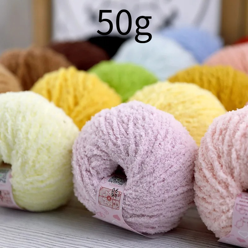 خيط قصير الوبرة 50 جرام، 70 مت - مراجعة Woven Scarf Blanket وسعره