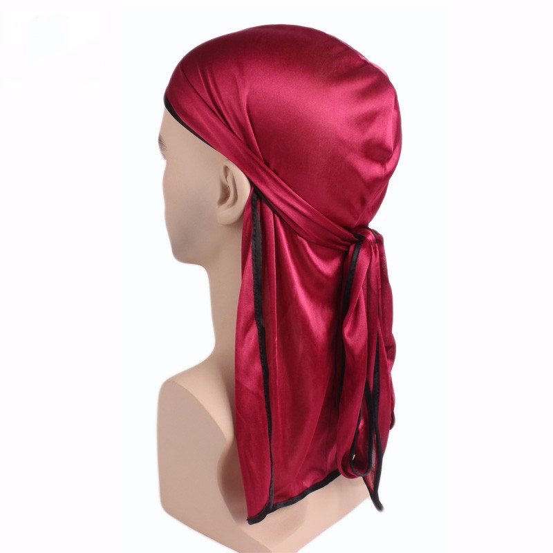قبعات ساتان محبوكة للرجال ، قا - مراجعة Bandana Doo Rag وسعره