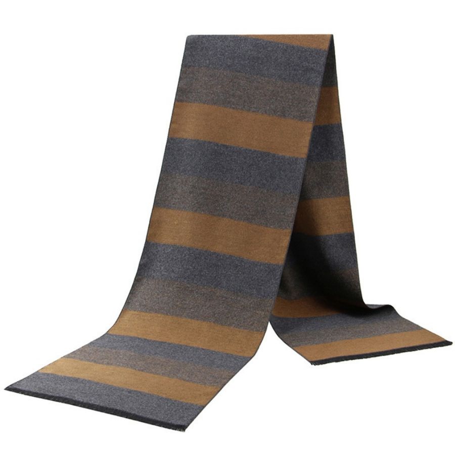 1 قطعة وشاح الشتاء للرجال تحقق - مراجعة Muffler Men Wool وسعره