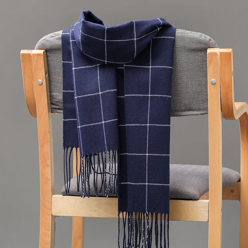 2023 جديد الشتاء الرجال وشاح ا - مراجعة Muffler Men Wool وسعره