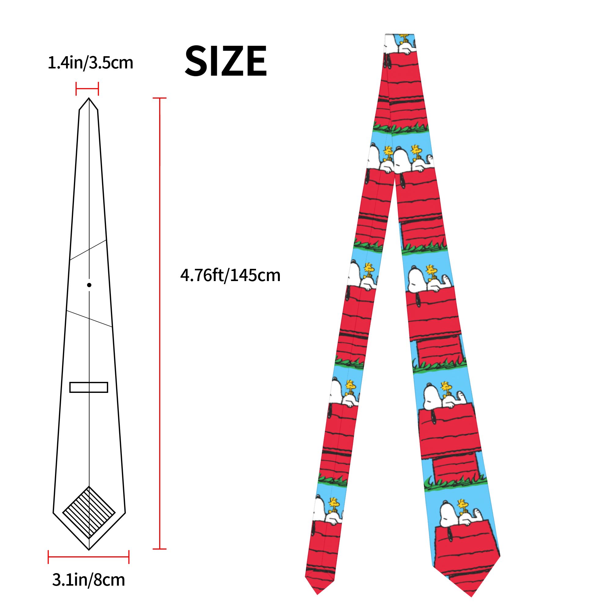 ربطات عنق سنوبي وودستوك دوغهاو - مراجعة Skinny Tie Men وسعره