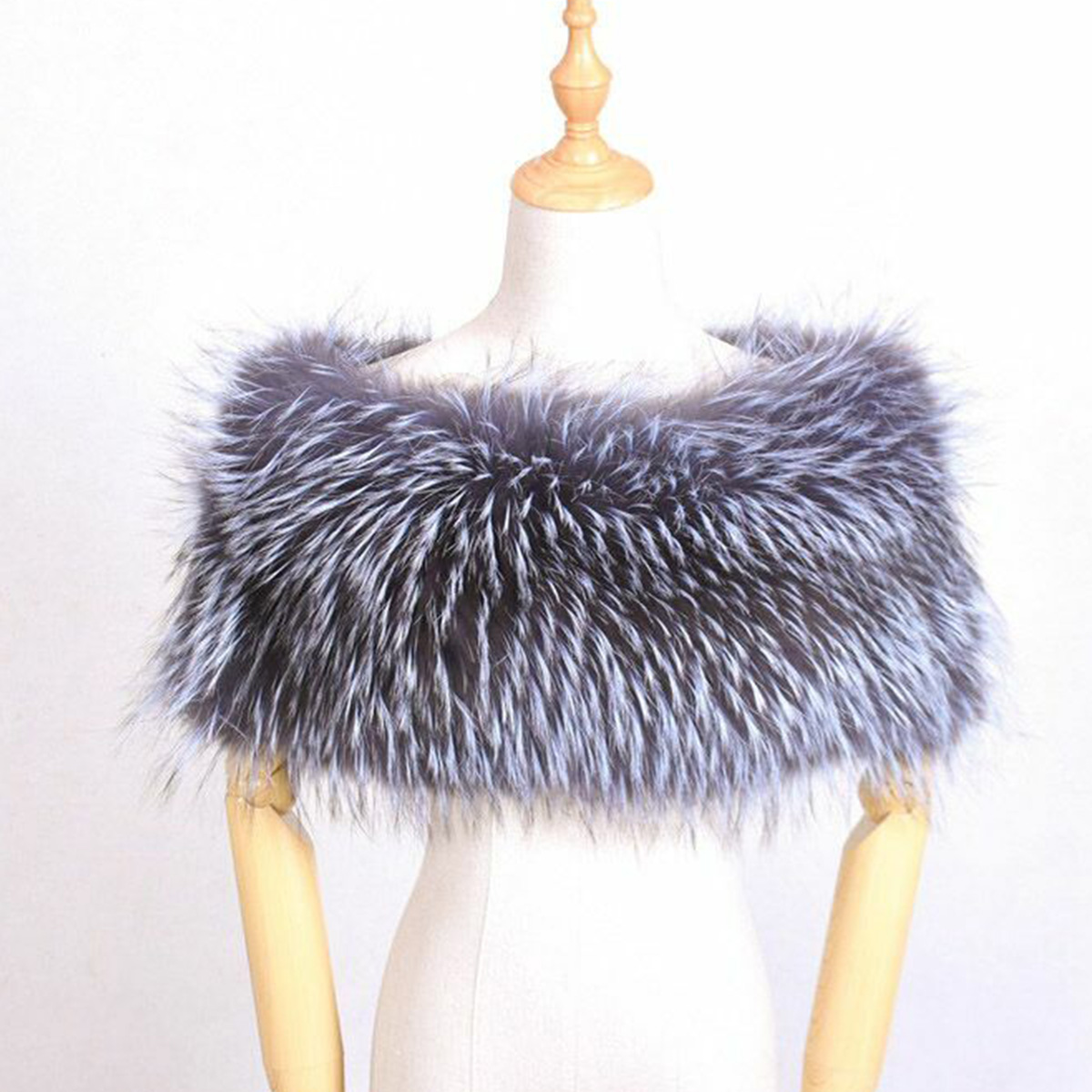 الفراء الطبيعي شال الزفاف الثع - مراجعة Stole Wedding Shawl وسعره