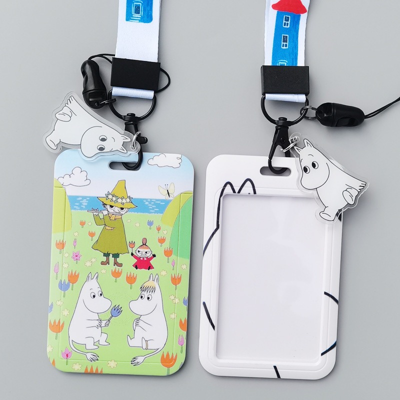 حامل بطاقات صلب بتصميم كرتوني  - مراجعة Lanyard Badge Holder وسعره
