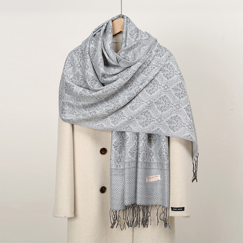 2024 الفاخرة سميكة الكشمير وشا - مراجعة Woven Scarf Blanket وسعره