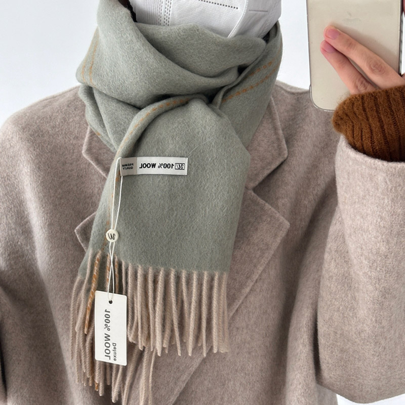 أنيقة نوعية جيدة 100% وشاح من  - مراجعة Muffler Men Wool وسعره
