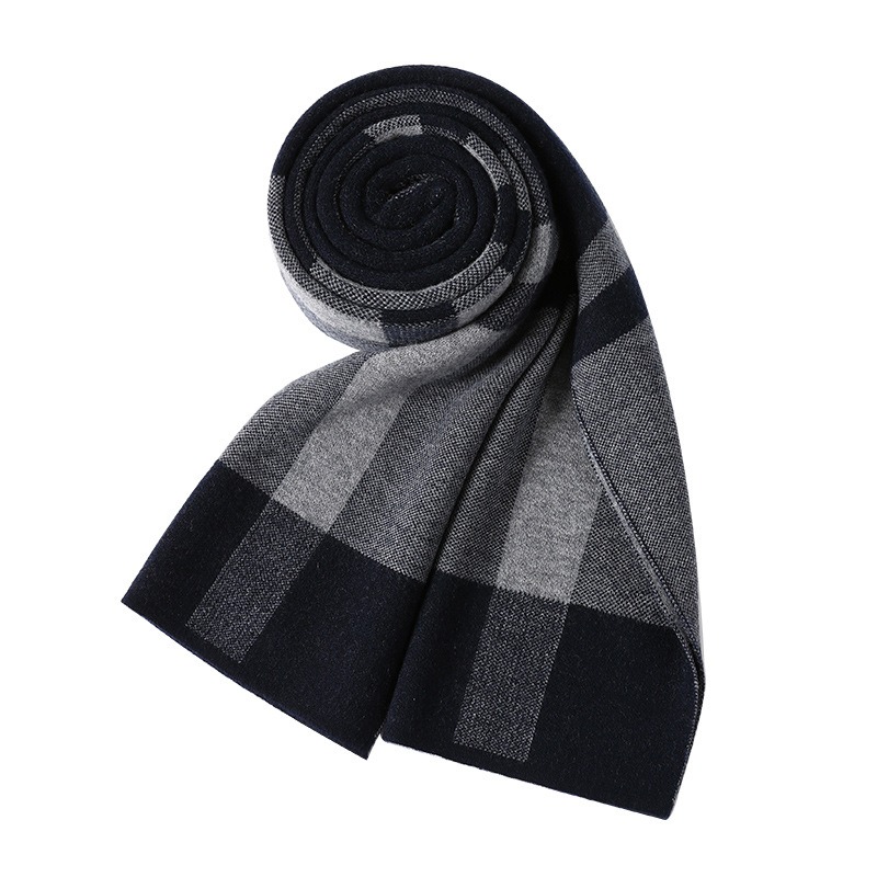 وشاح فاخر رجل شتاء دافئ وشاح م - مراجعة Muffler Men Wool وسعره