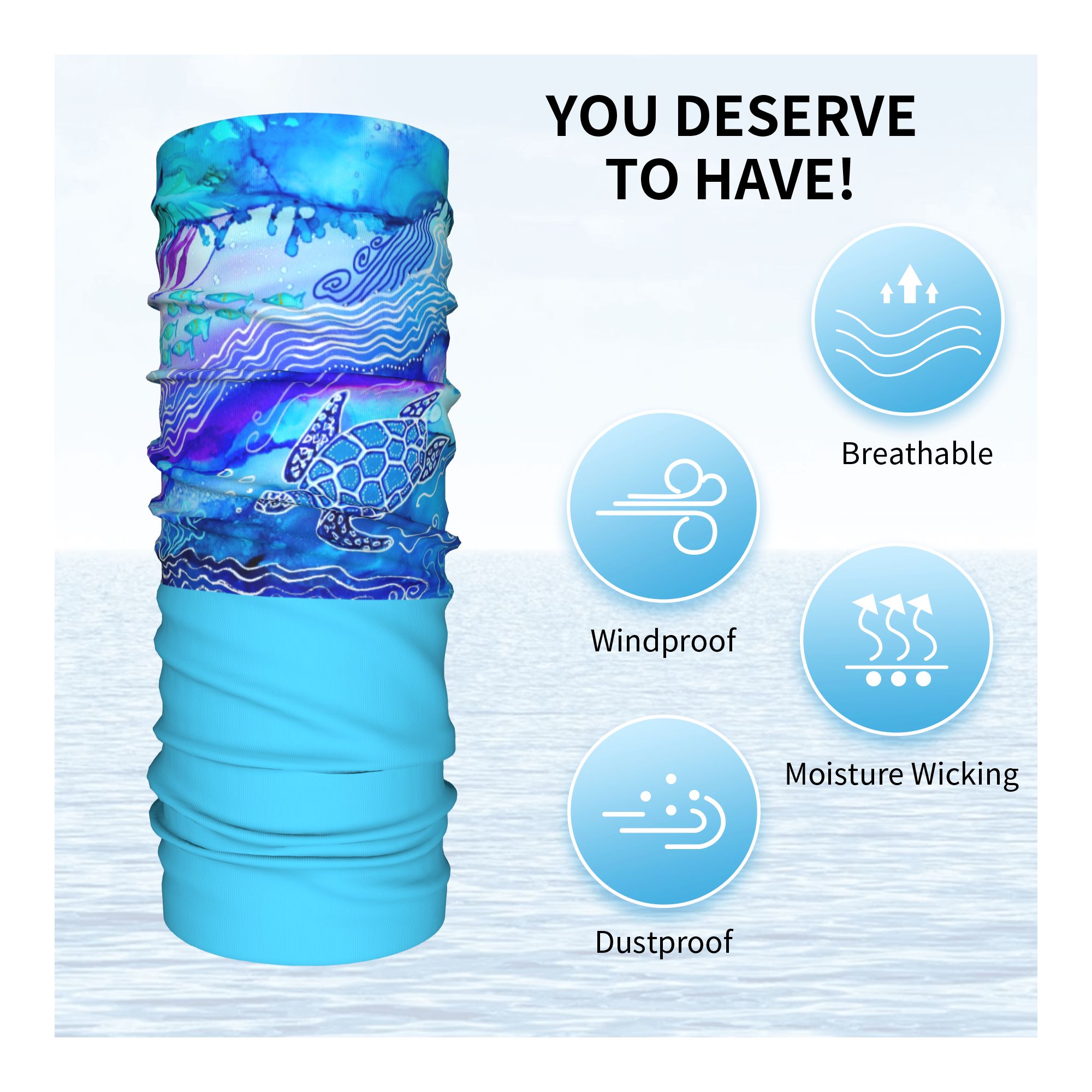 ربطة رأس شتوية مخصصة بتصميم سل - مراجعة Neck Warmer Tube وسعره