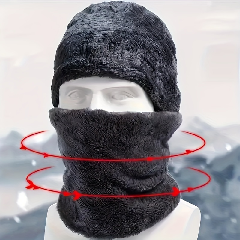 قبعة شتوية للرجال، وشاح شتوي خ - مراجعة Muffler Men Wool وسعره