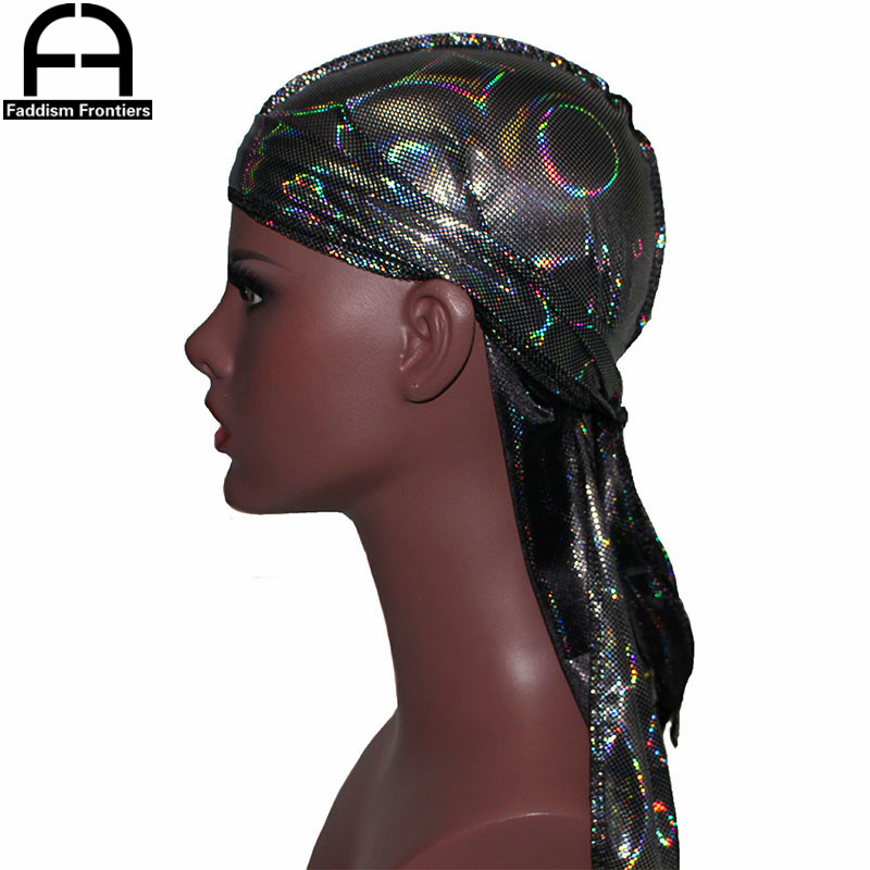 جديد الرجال الملونة سباركلي حر - مراجعة Bandana Doo Rag وسعره