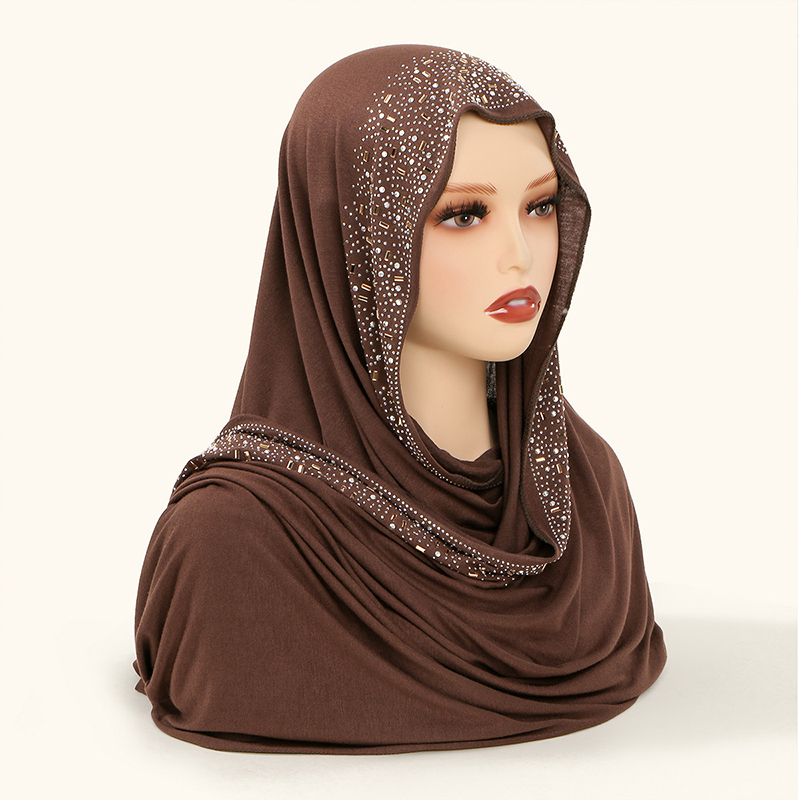 حجاب نسائي من قماش الجيرسي الق - مراجعة Bandana Cotton وسعره