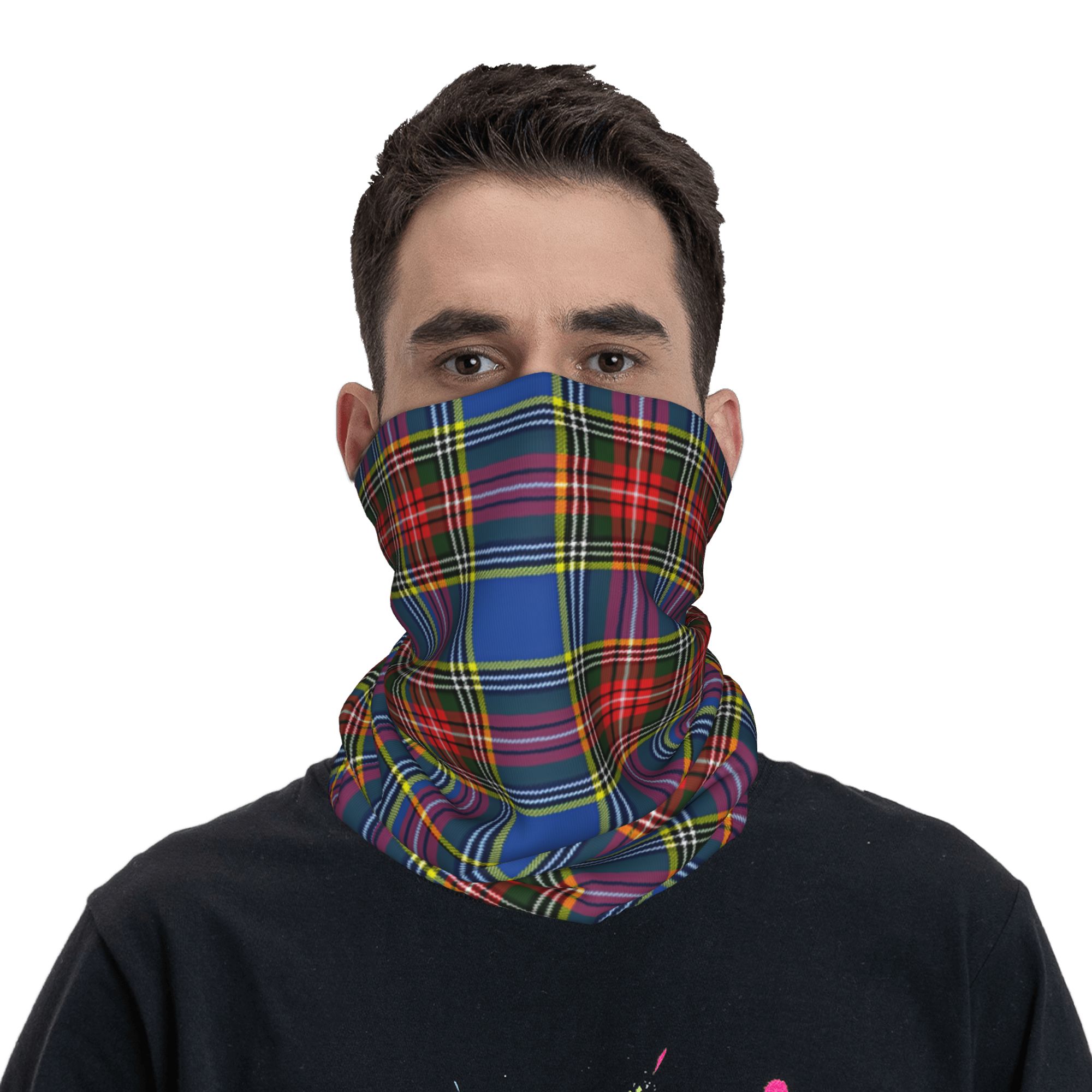 مخصص الملكي الترتان منقوشة الش - مراجعة Neck Warmer Tube وسعره