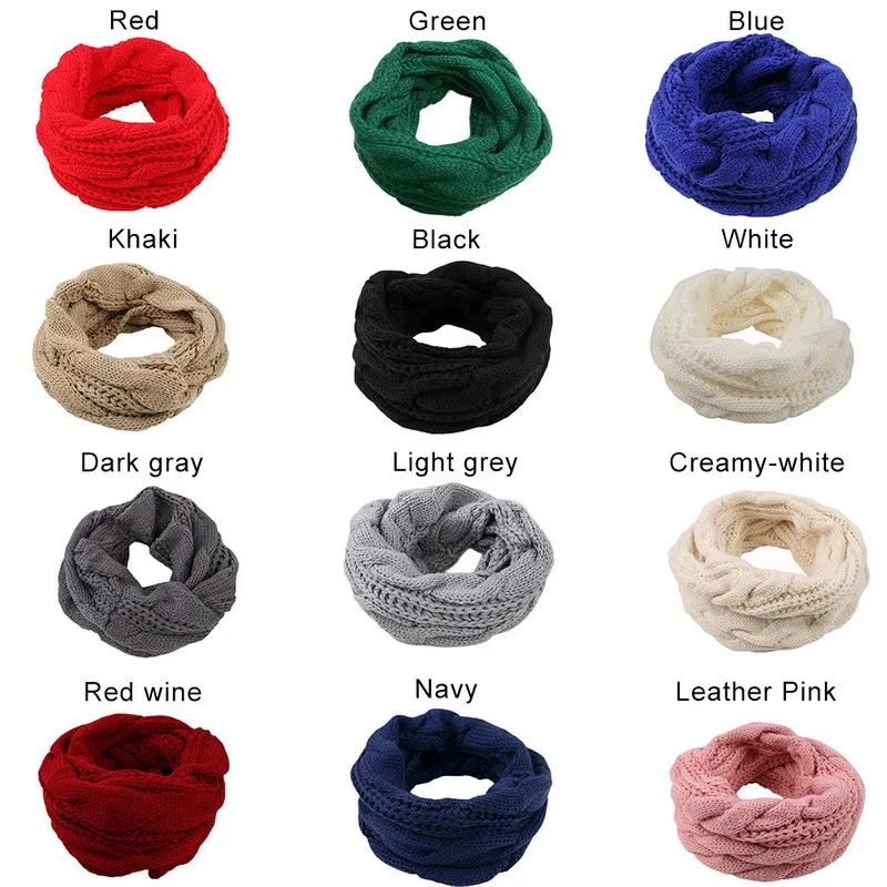 الرجال النساء الفتيان الفتيات  - مراجعة Infinity Scarf Knit وسعره