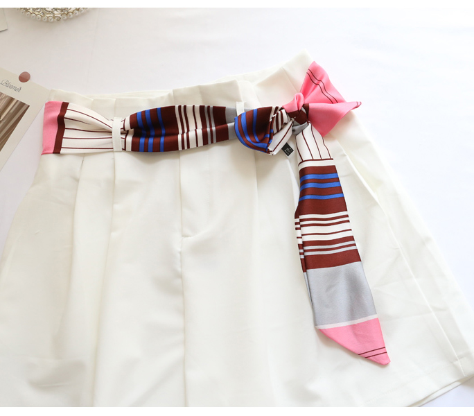 أعلى صغيرة طويلة منديل حريري ل - مراجعة Silk Tie Striped وسعره