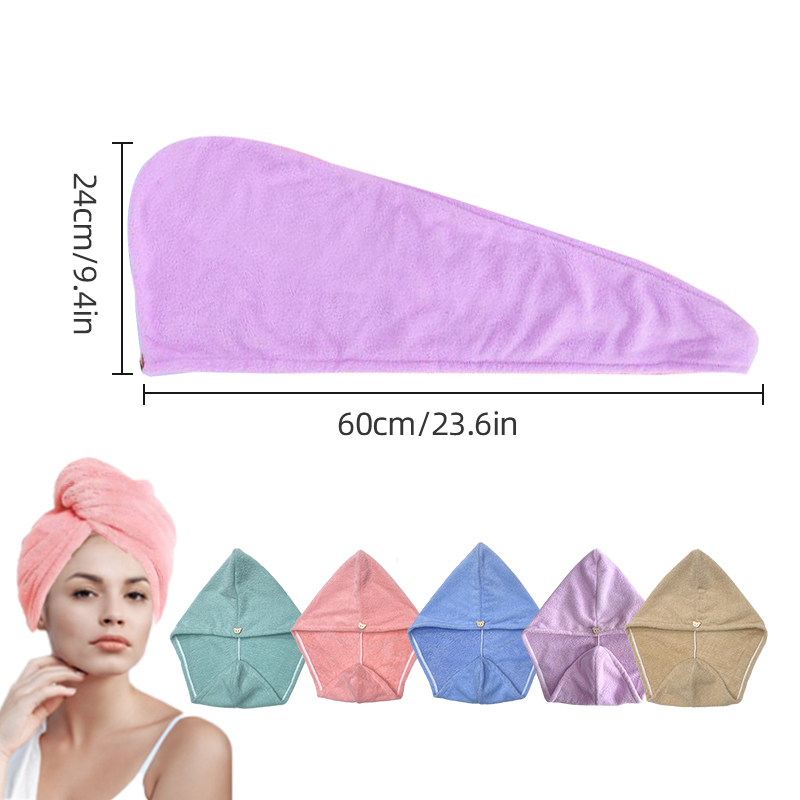 غلاف منشفة شعر من الألياف الدق - مراجعة Head Wrap Turban وسعره