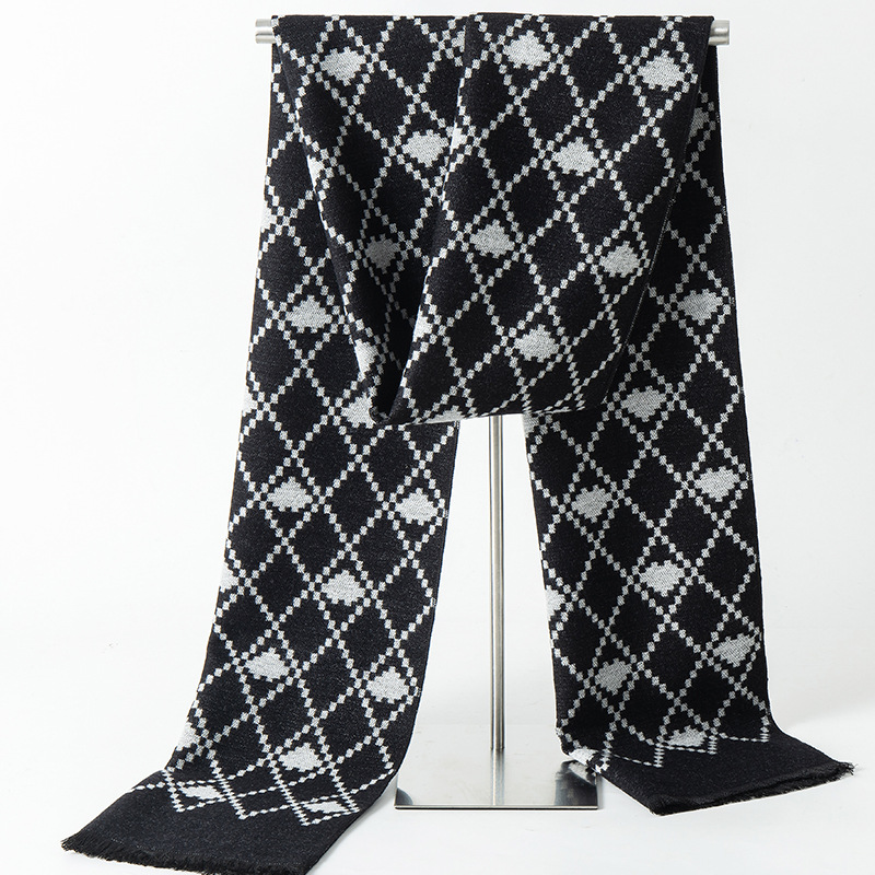 مصمم العلامة التجارية منقوشة ا - مراجعة Muffler Men Wool وسعره