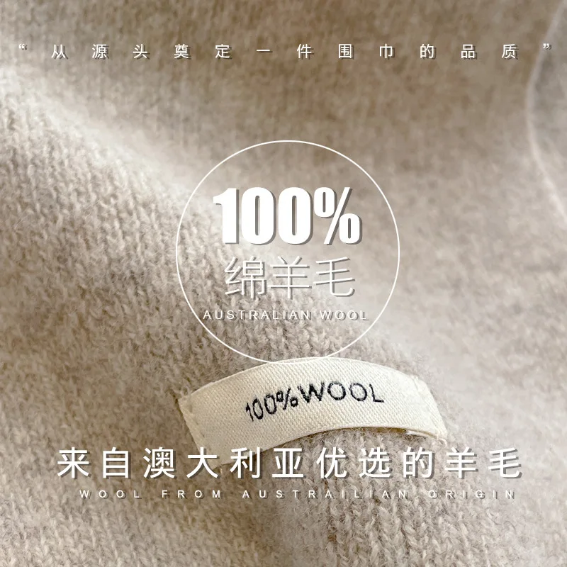 عالية الجودة 100% وشاح من الصو - مراجعة Muffler Men Wool وسعره